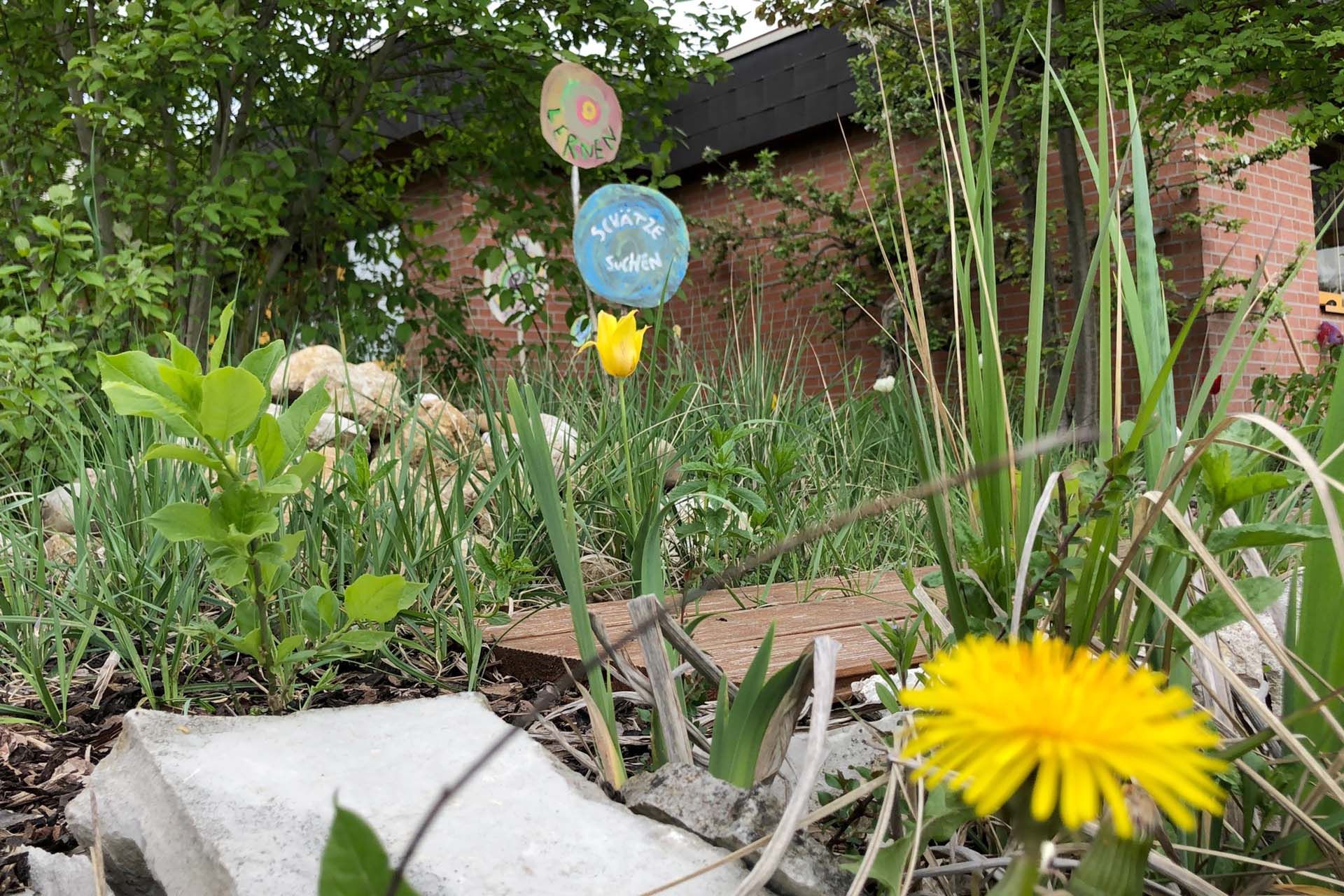 Pestalozzischule Forchheim Gartenbereich